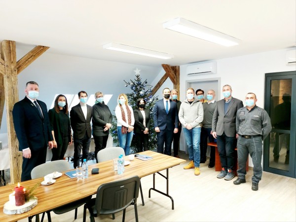 Norwegian guests in Kamińsk